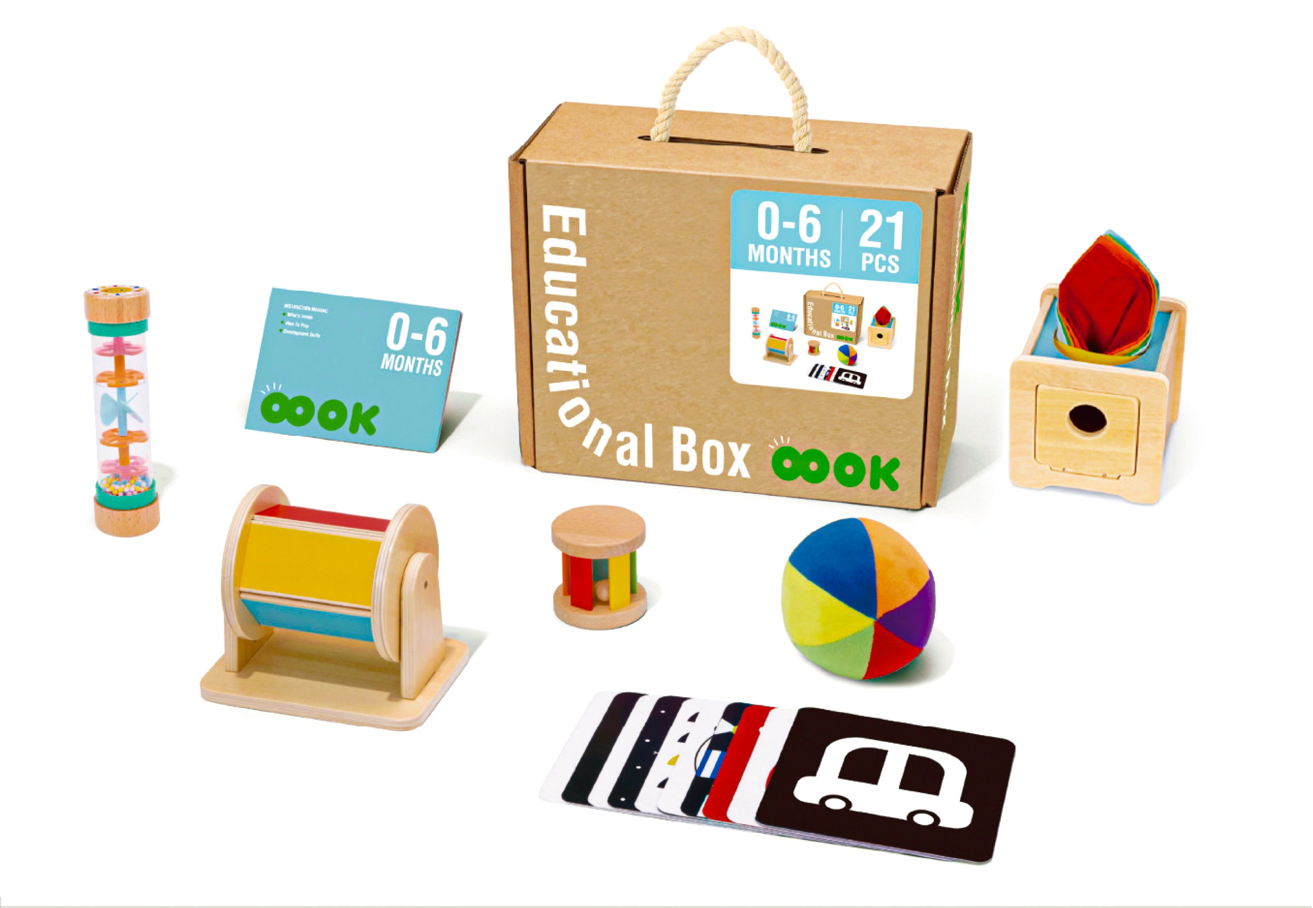 0–6 Months Montessori Play Kit